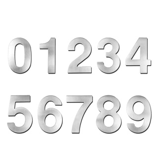 ∏Standard Stainless Steel Number 0-9 Design Hotel, House, Room Decorations SD0646-1-10 #2