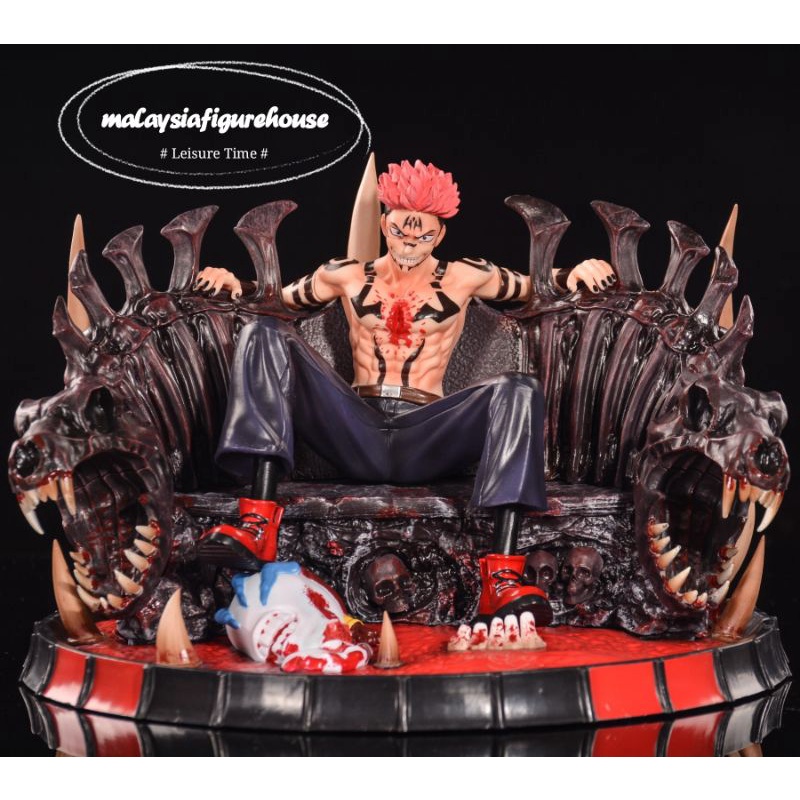 READY STOCKJUJUTSU KAISEN SUKUNA KING THRONE SITTING COPY RESIN GK ...