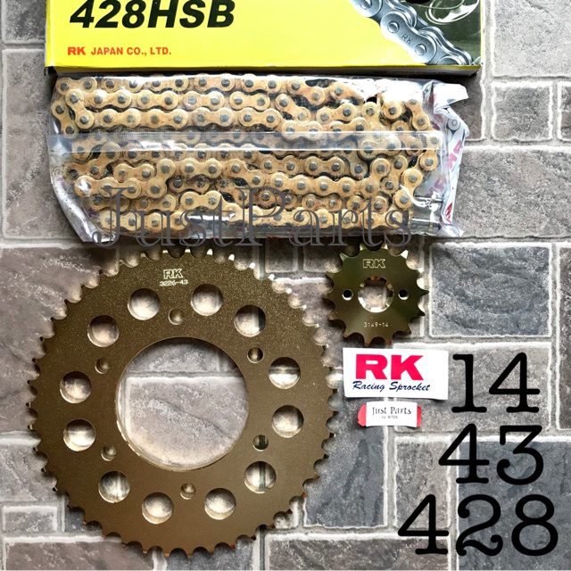 RK SPROCKET SET MxKing/SZ150/TFX Shopee Philippines