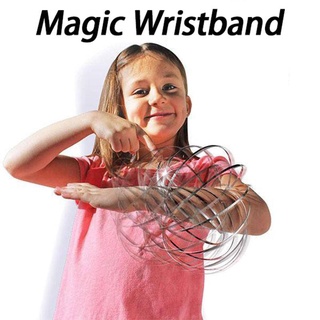 Decompression Magic Bracelet Stainless Steel Magic Circle Anti-stress Novelty Toys