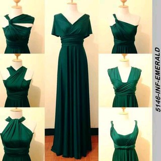 emerald green casual dress