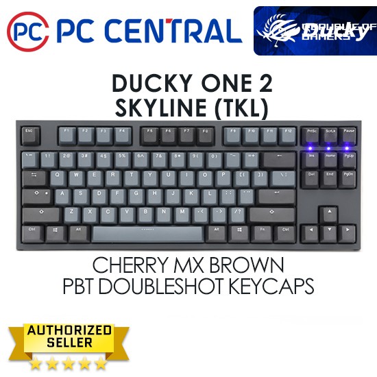 Ducky One 2 Skyline Tkl Cherry Mx Brown Switch Pc Central Shopee Philippines