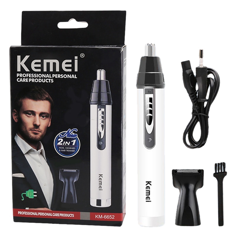 rechargeable ear and nose trimmer