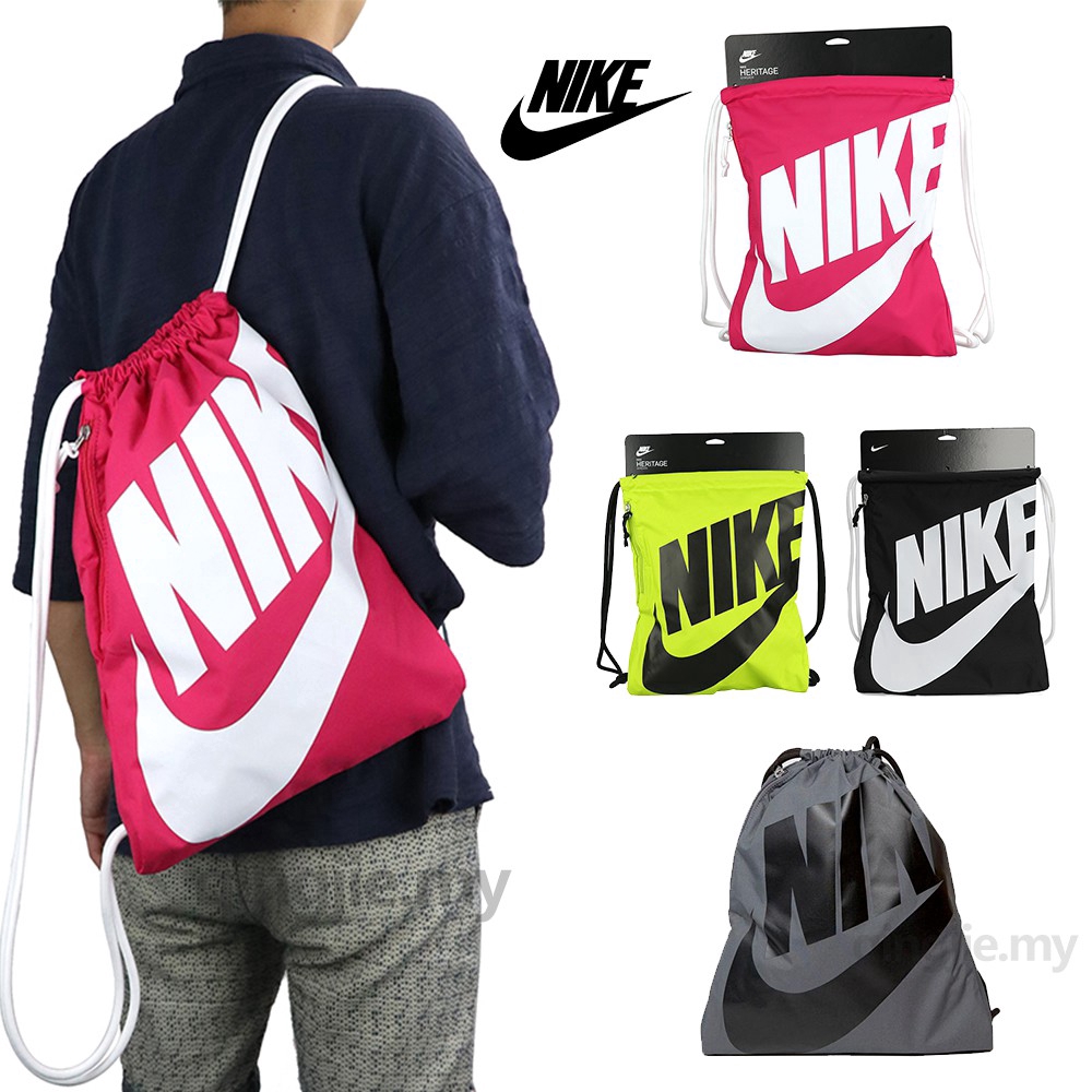 nike heritage string bag