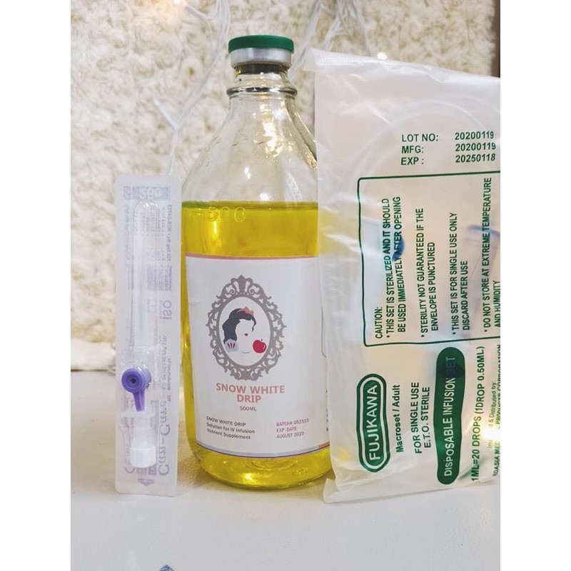 Snow White Glutathione Drip And IV Push Shopee Philippines