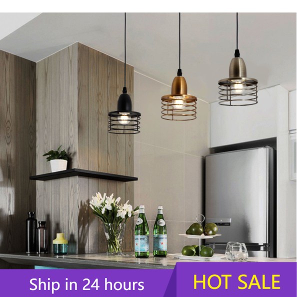 Kitchen island lighting drop light Gold circle pendant light Shopee