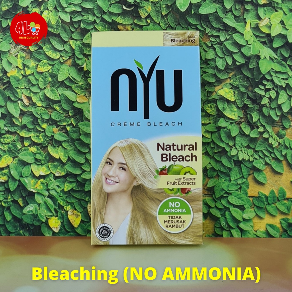 Nyu Natural Bleach Bleach Natural Hair Bleaching NO AMMONIA Doesn't Damage  Hair | Shopee Philippines