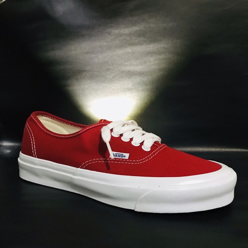 Vans Vault Og Authentic Red Lx | Shopee Philippines