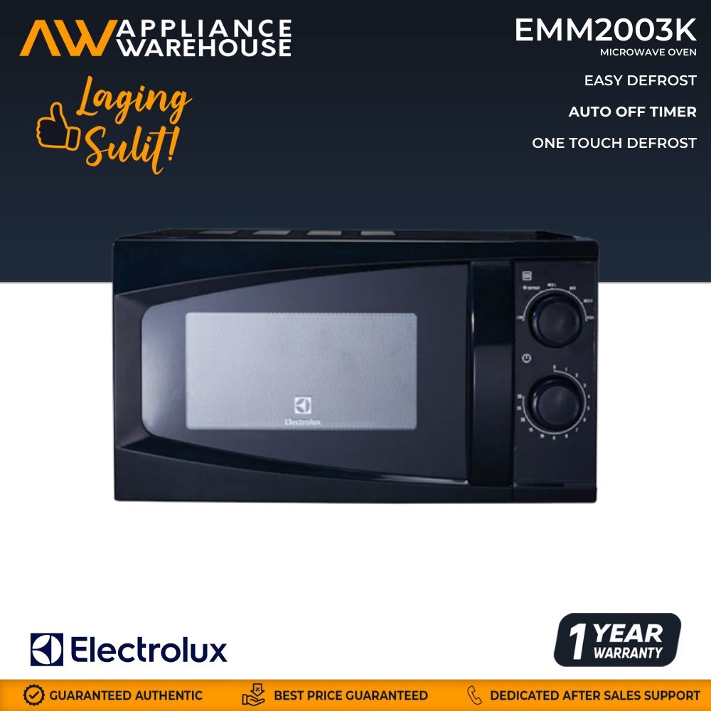 Electrolux EMM2003K 20L Tabletop Microwave Oven Shopee Philippines