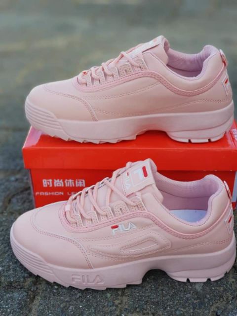 fila disruptor all pink