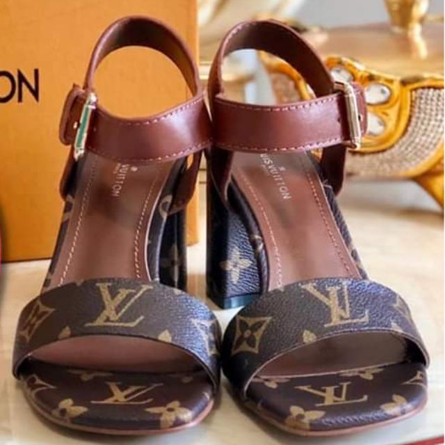 lv monogram sandals