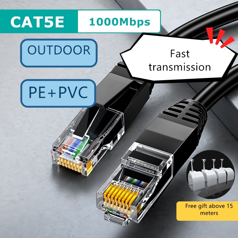 CAT5E 10M 15M 20M 30M CAT5E RJ45 cable Lan cable
