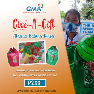 P200 Give-A-Gift Alay sa Batang Pinoy