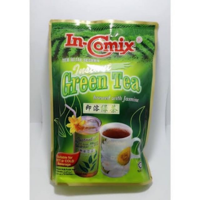 In-Comix Instant Green Tea Brewed with Jasmine 324g/Incomix Instant ...