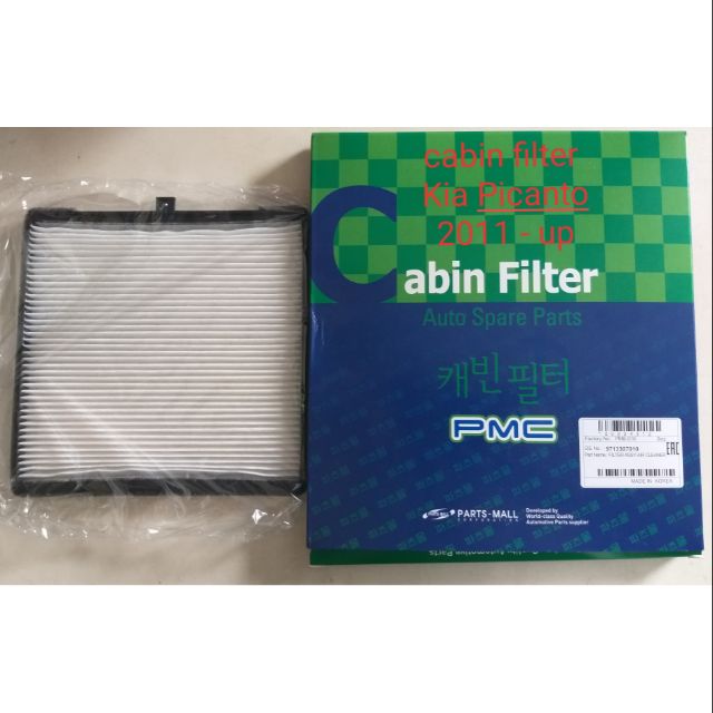 Kia Picanto 2004 to 2017 model cabin/aircon filter | Shopee Philippines