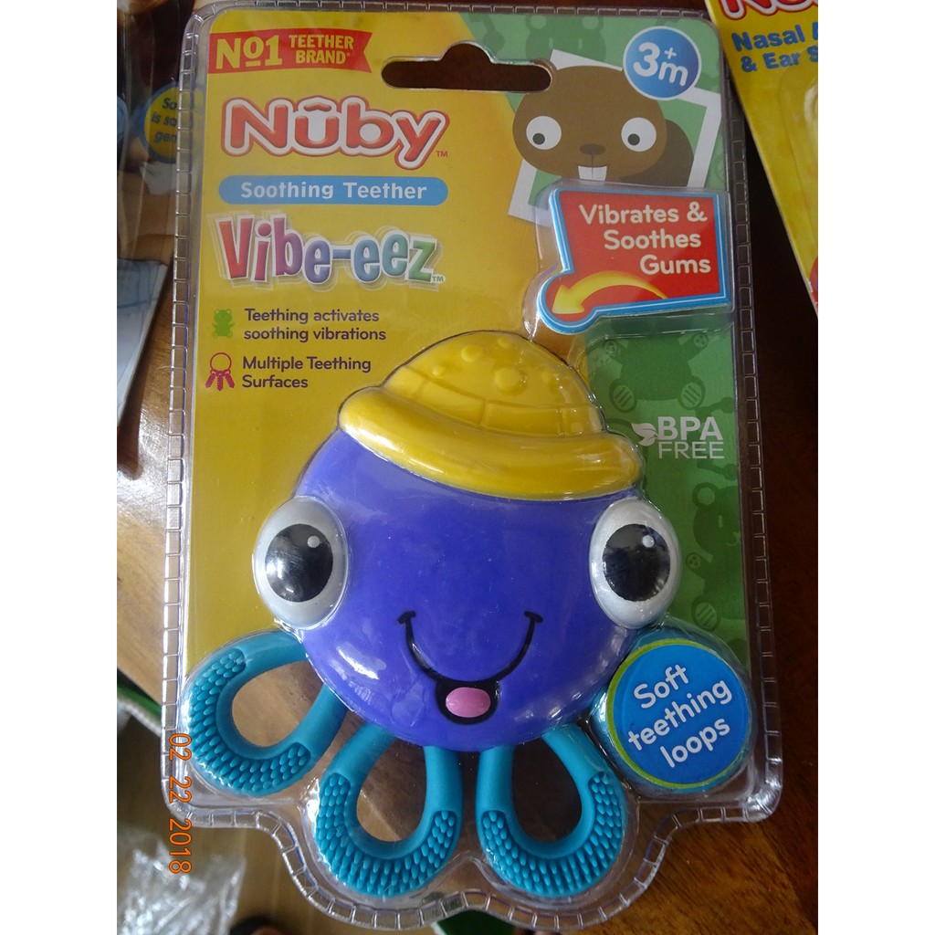 vibrating octopus teether