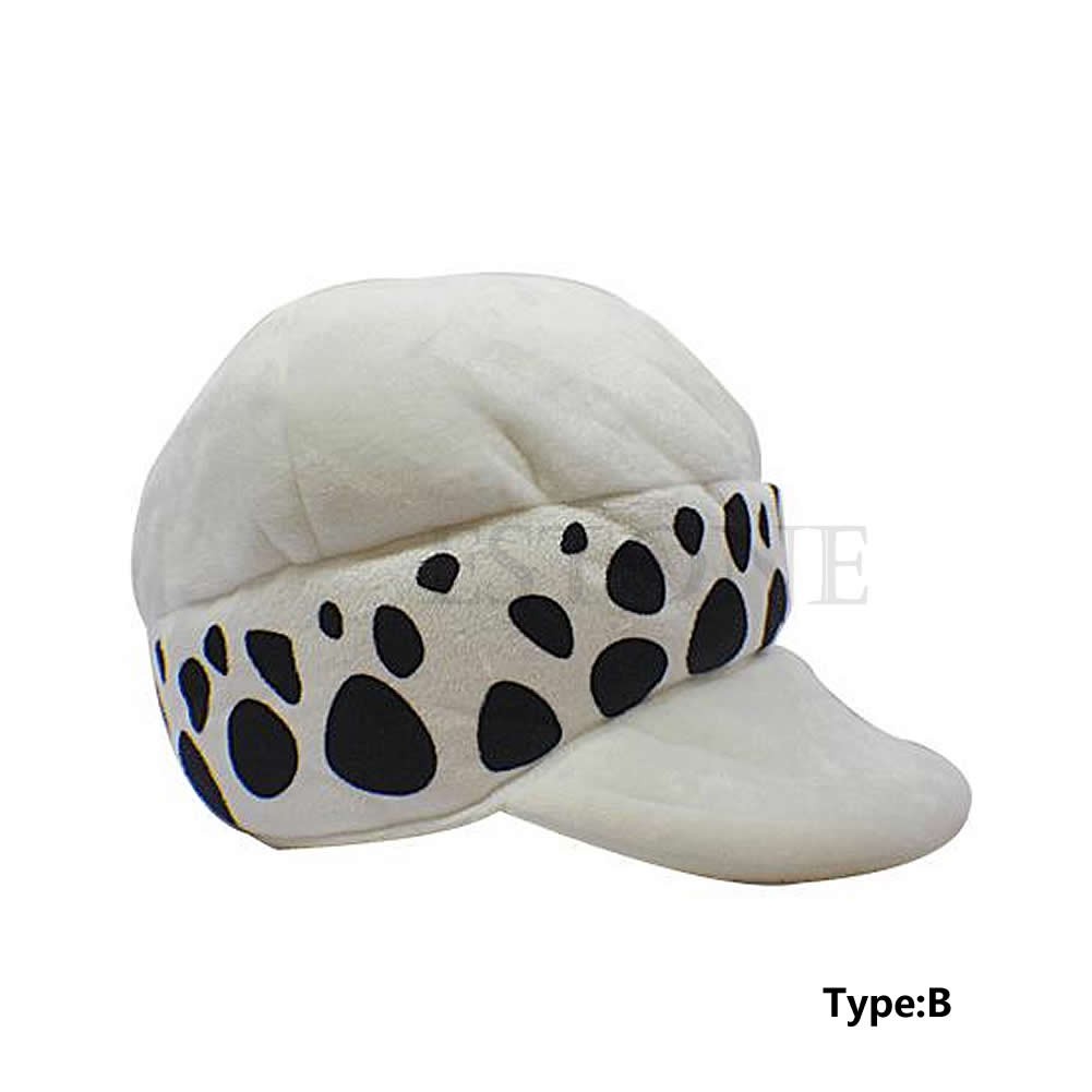 Cosplay One Piece Trafalgar Law Cap Halloween Gift Anime Doctor Hat New