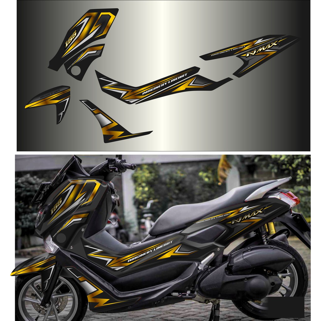 Striping Nmax Gold Printing Murmer Latest 2022 Shopee Striping Nmax Gold Printing Murmer Latest 2022 Shopee