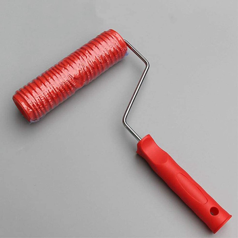 3 PCS Rubber Wood Graining Painting Tool Set for Wall Decoration 7 Inch Empaistic Wood Pattern Painting Roller