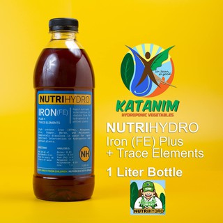 Iron Chelate Plus 1 Liter - NutriHydro - Rapid Nutrient Intervention ...