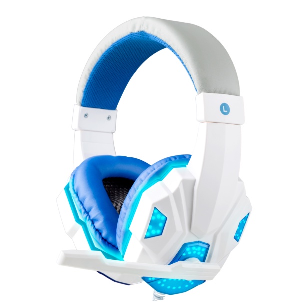 Zeus A8300 Wired Stereo Gaming Headset With Mic And LED Light Over Ear