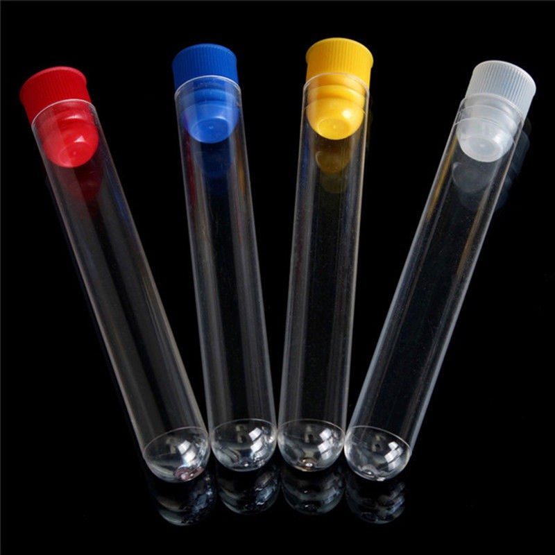 plastic tubes with caps