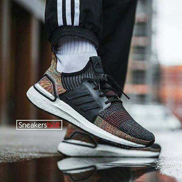 Adidas Ultra Boost 19 Black Multicolor For Sale Off 70