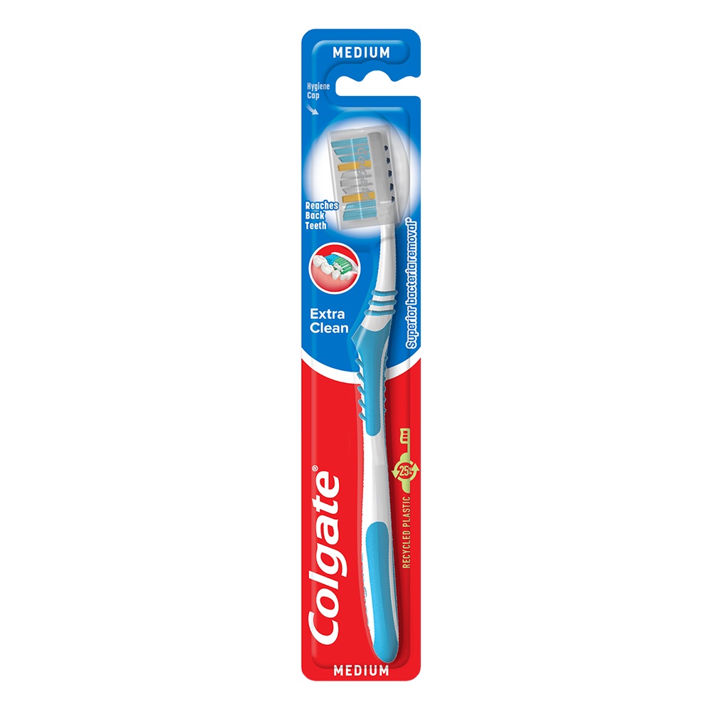 Colgate Extra Clean Medium Toothbrush with Cap Shopee Philippines