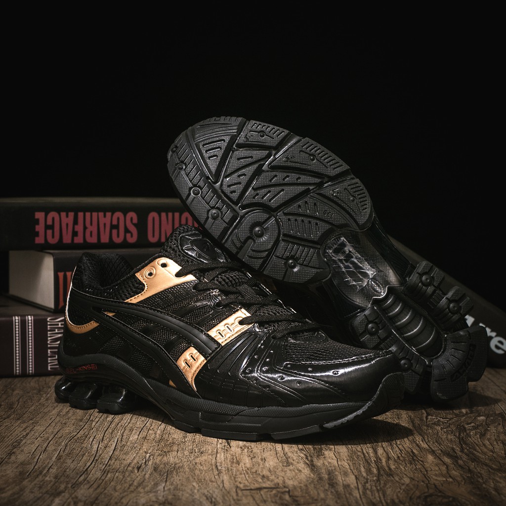 asics gel kinsei og black