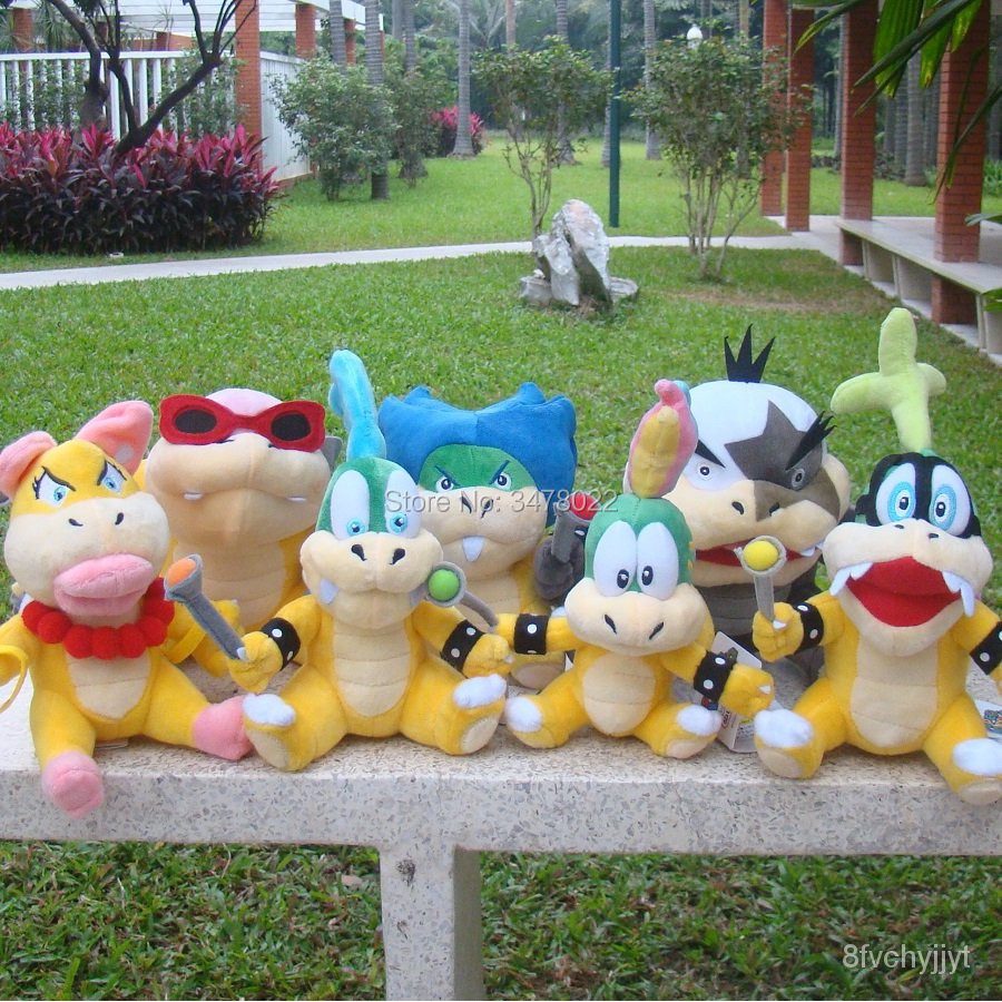 Koopalings Plush Toys Iggy Roy Larry Lemmy Wendy Ludwig Morton Jr ...