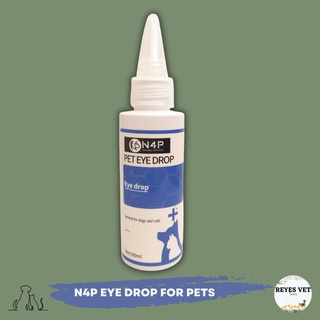 [VET SUPPORT] 1BOX N4P EYE DROP 60ML / TEAR STAIN REMOVAL FOR CATS & DOGS / EYE CARE FOR CATS & DOGS