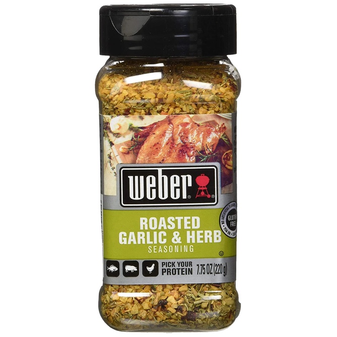 WEBER'S ROASTED GARLIC & HERB 220g Shopee Philippines