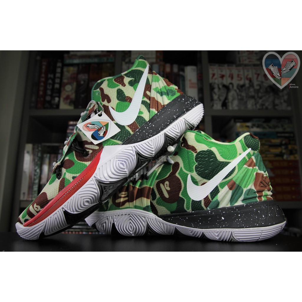 kyrie 5 x bape