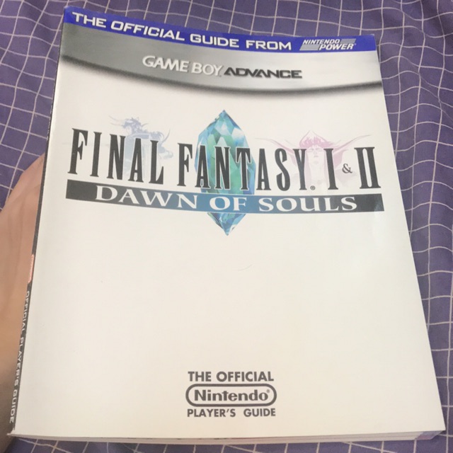 Final Fantasy I Ii Dawn Of Souls Gba Nintendo Guide W Map Shopee Philippines