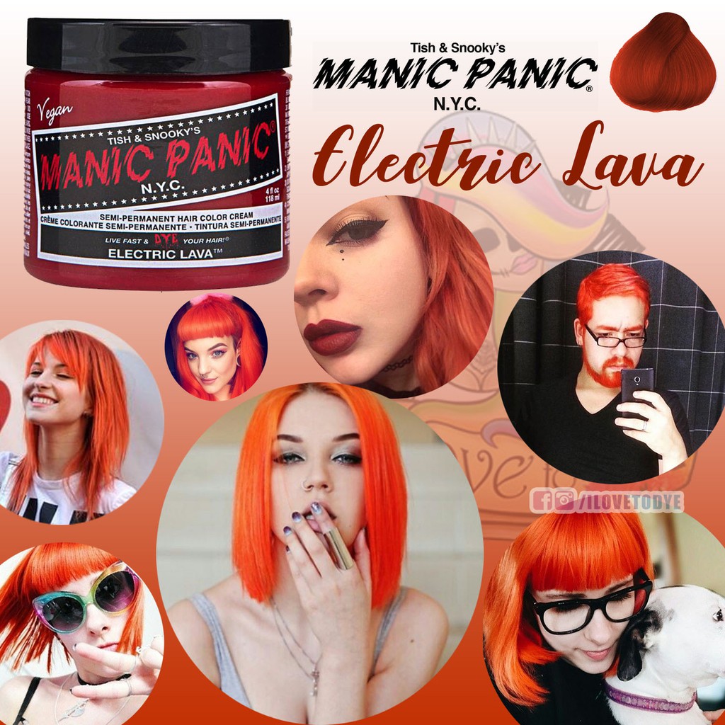 Electric Lava Manic Panic Hair Dye Shopee Philippines