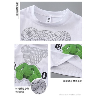 2022 New Style Girls Summer Suit Short-Sleeved Two-Piece T-Shirt+Pants Suitable For 3-5-8-10-12-13 Years Old Clothes #9