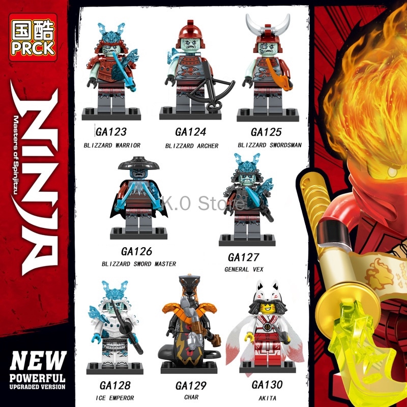lego ninjago villain minifigures