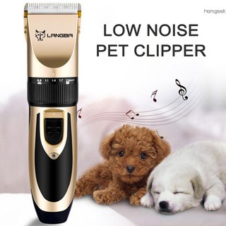hot>>Dog Grooming Clippers Professional Pet Grooming Kit Rechargeable Pet Shaver Cordless Silent Dog