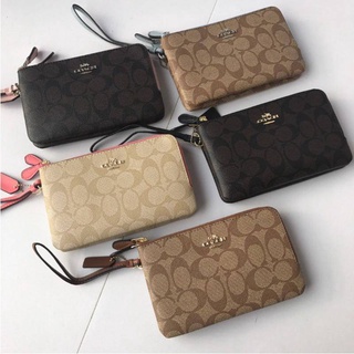 Double Corner Zipper Wristband Women Small Size Purse 87591 16109 3132 C3347 6649