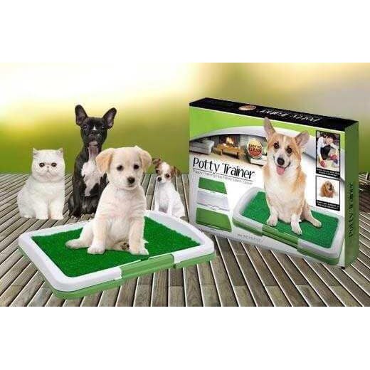 New Puppy Dog Potty Trainer Indoor Turf Grass Training Patch 3 Layers