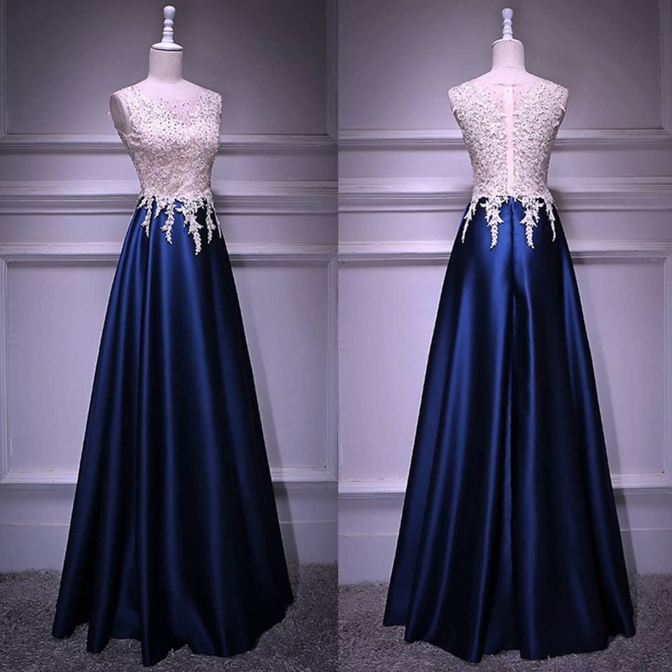 Elegant Dinner Gown Wedding Evening 