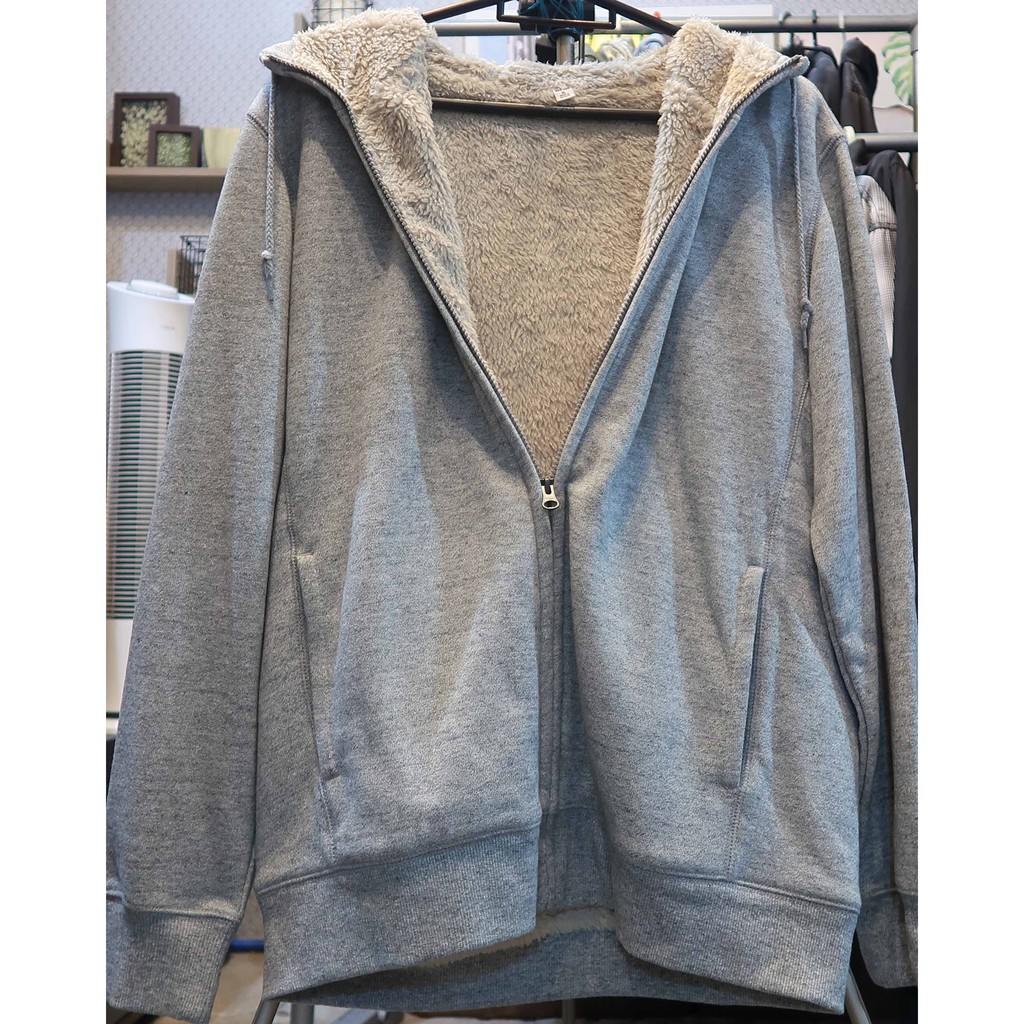 grey jacket uniqlo