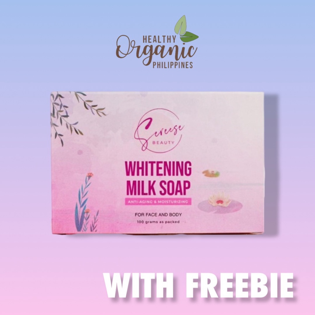 Sereese Beauty Whitening Milk Soap Lighten Skin Radiant Glow Face Body