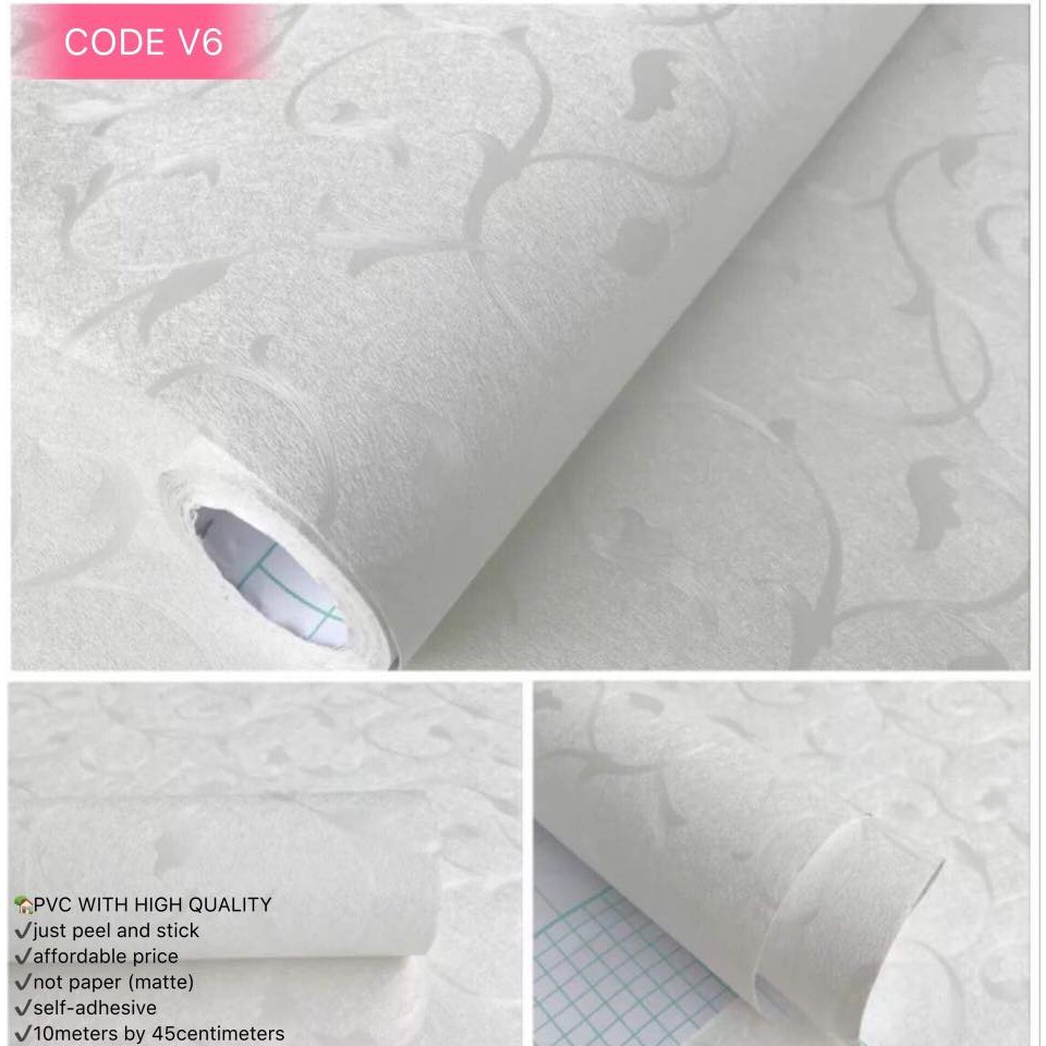 Wallpaper Self Adhesive Home Decor Sticker V6 Shopee Philippines