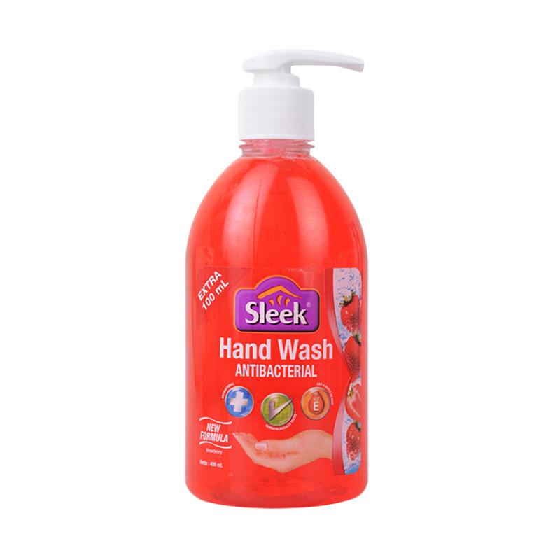 Sleek Hand Wash Strawberry 500 Ml Bottle Hand Washing Bottle, Handwash