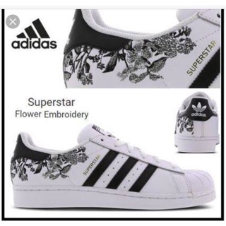 adidas superstar flower embroidery