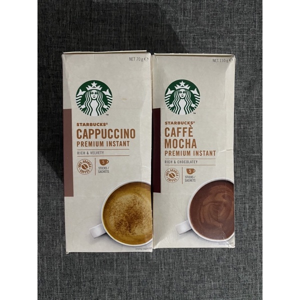 Starbucks Premium Instant Coffee / Cappuccino and Mocha Shopee