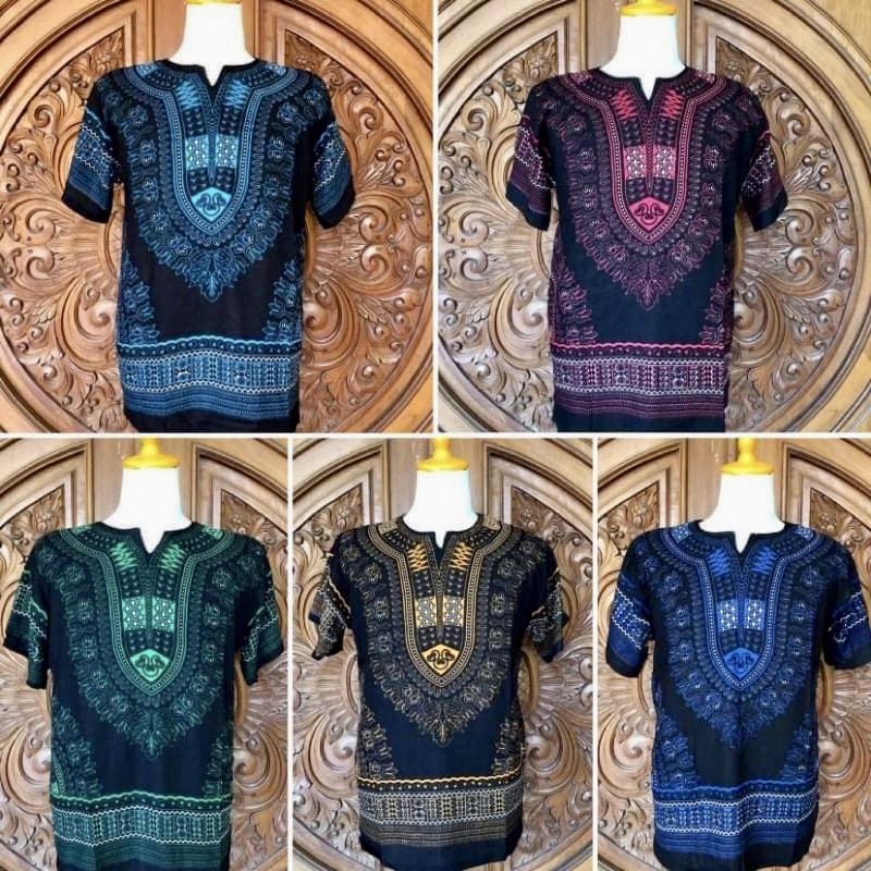 Faisal Dashiki Shirt/Batik/Indian/Bohemian/Boho | Shopee Philippines