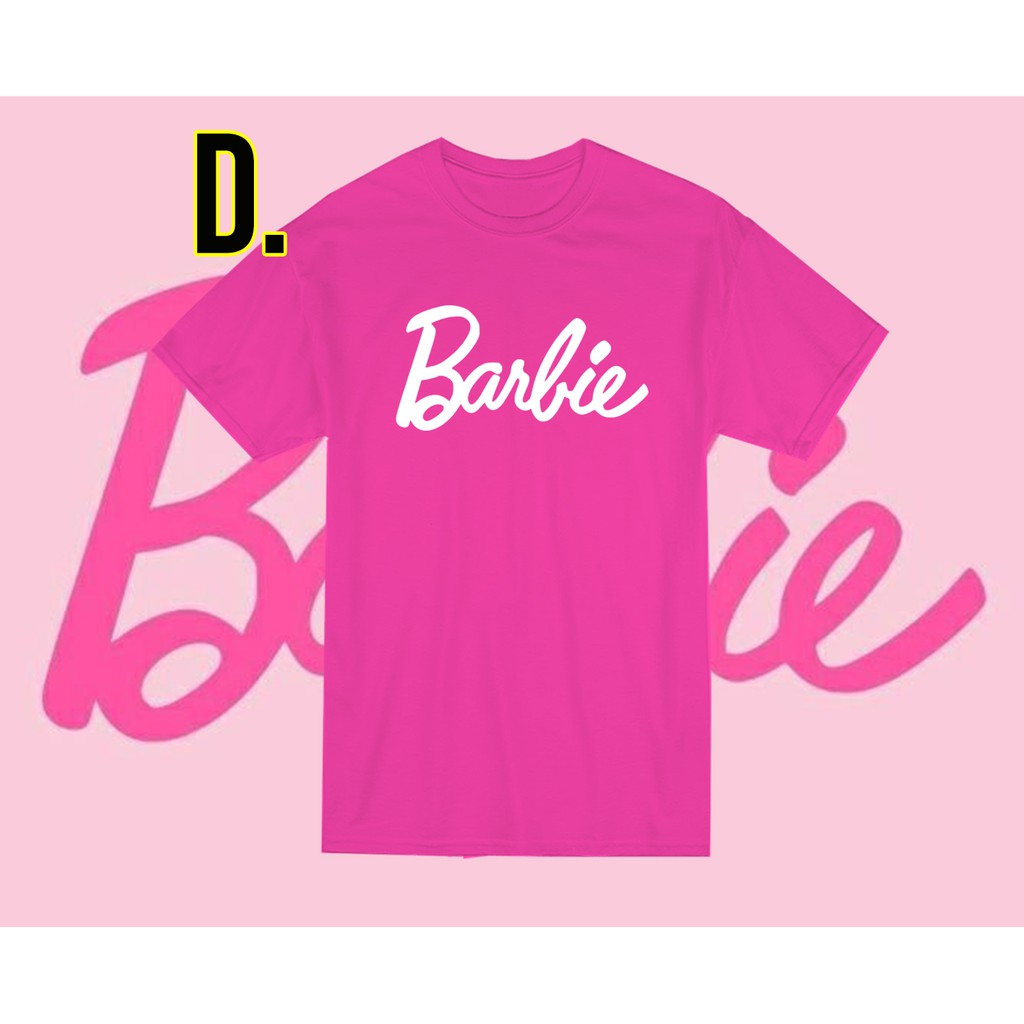 Barbie Logo Shirt Barbie Tshirt Merch Shopee Philippines