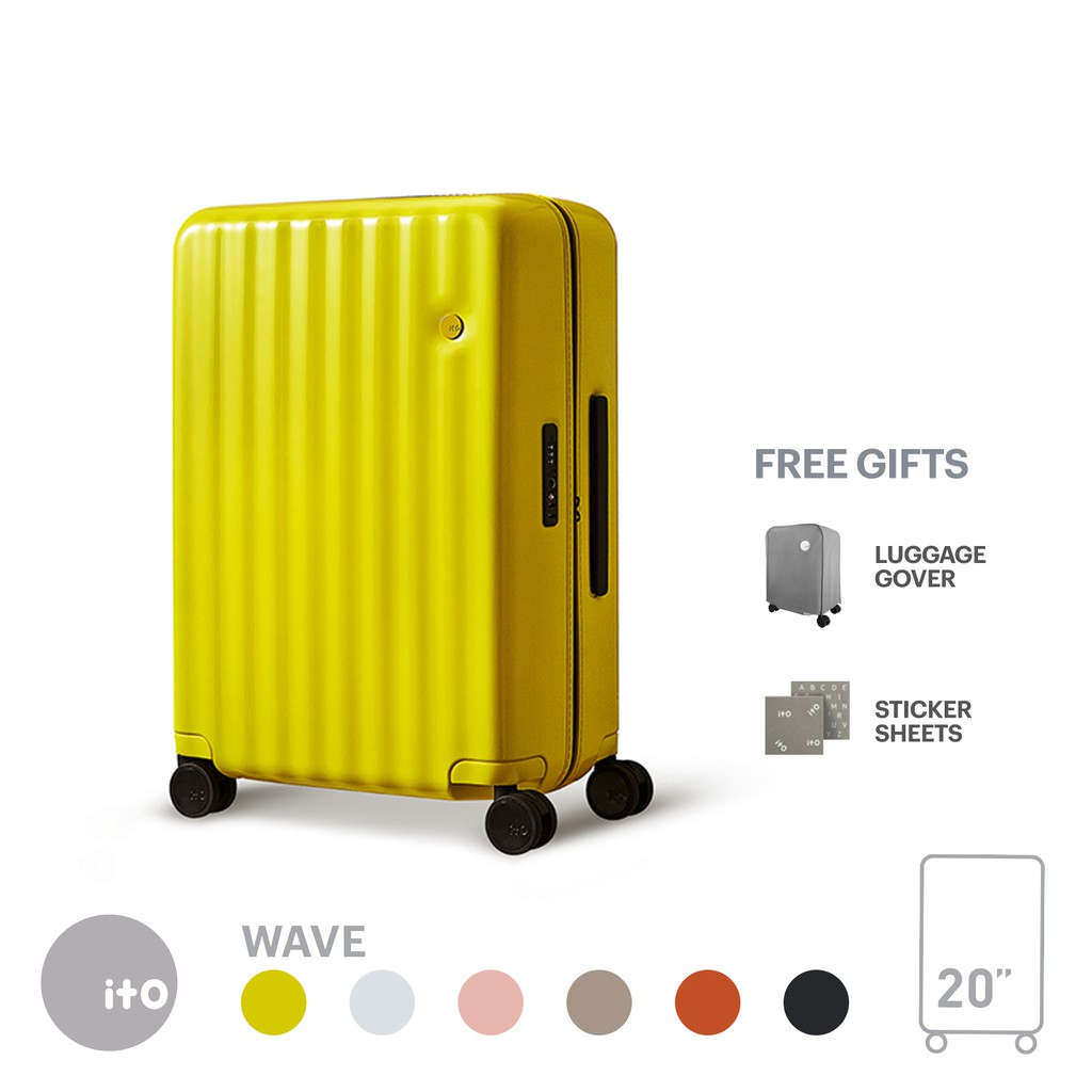 yellow cabin luggage